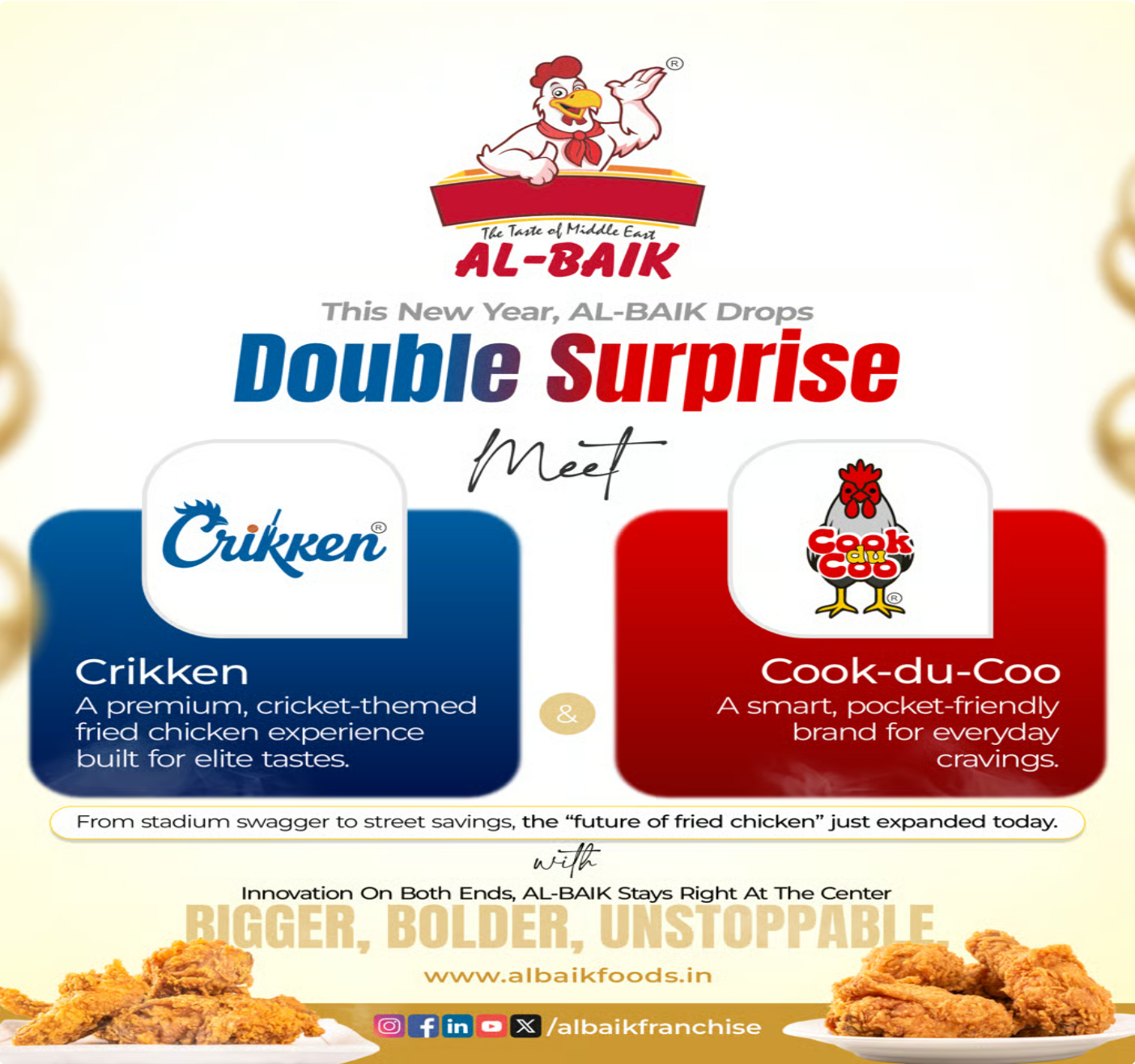 AL-BAIK Double Brand Launch Signals a New Phase in Indian QSR