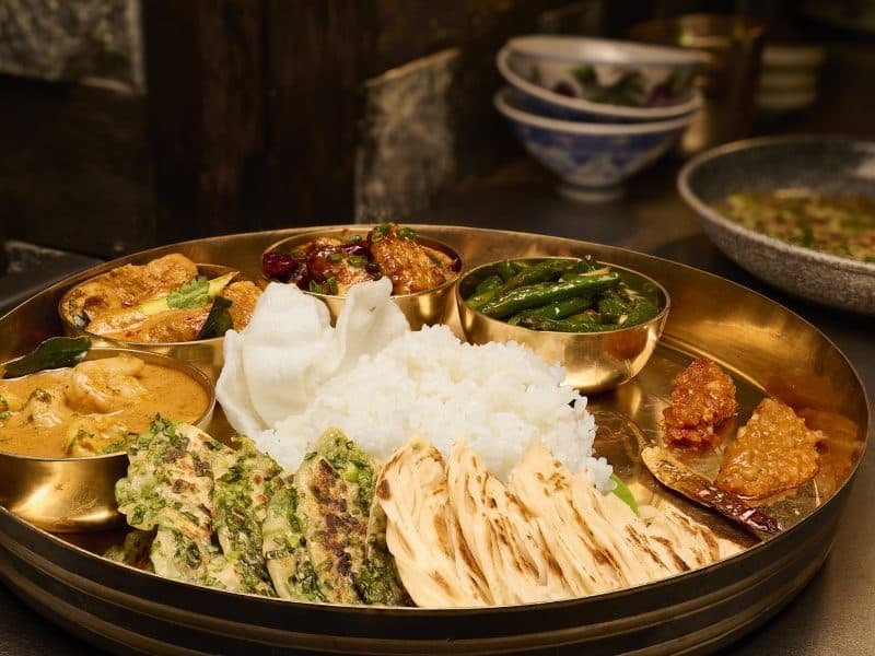 Yoichi by Shiro Southeast Asian thali platter