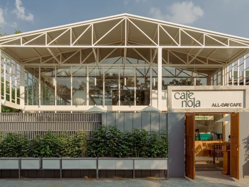 Café Nola interior, a vibrant new spot in Jaipur café culture